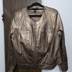 Bernardo Metallic Gold Jacket